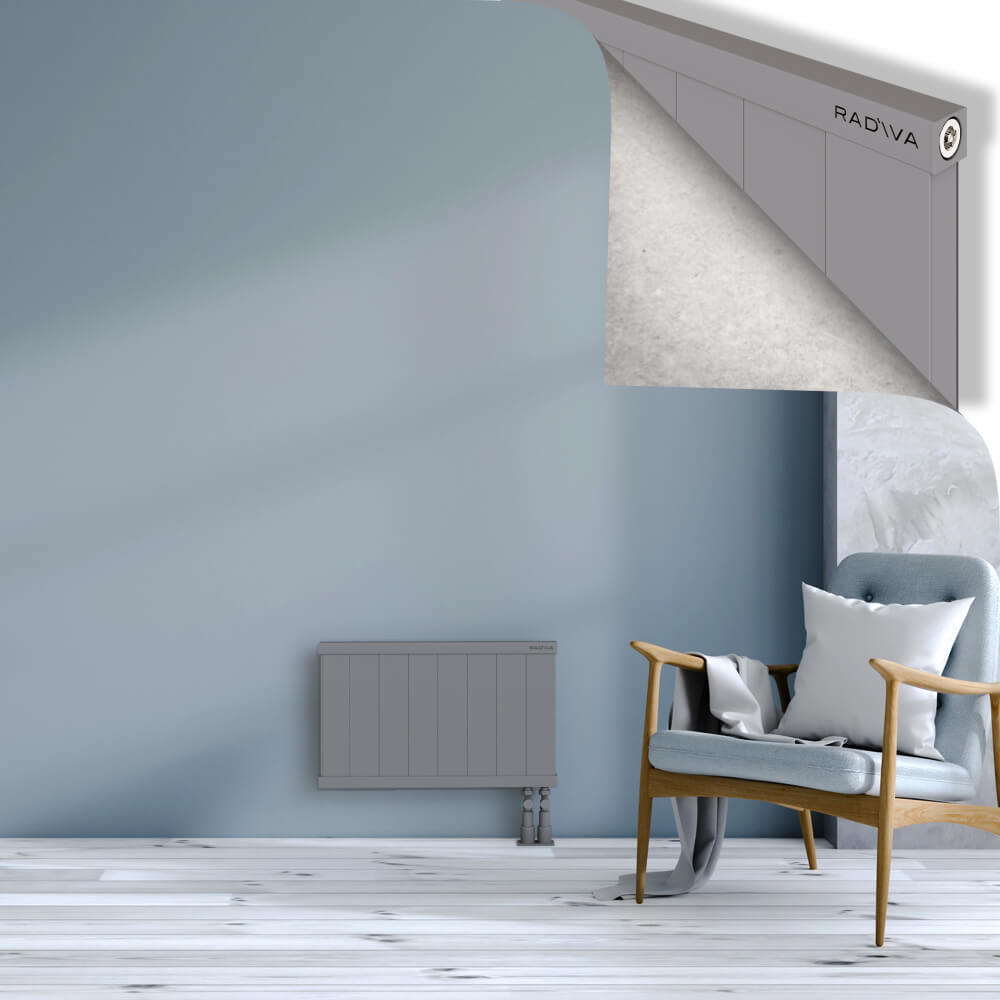 Rio Dekoratif Alüminyum Radyatör 400x804 Gri - 3