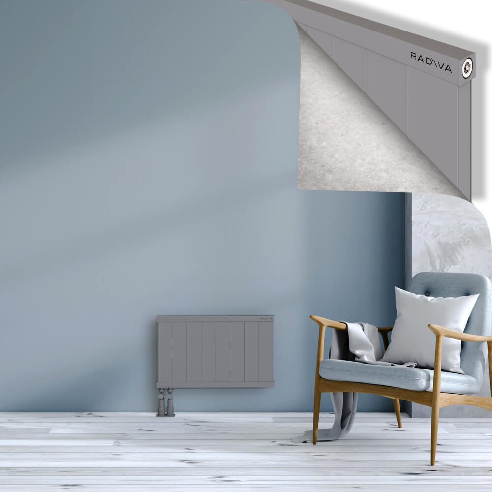 Rio Dekoratif Alüminyum Radyatör 400x804 Gri - 4