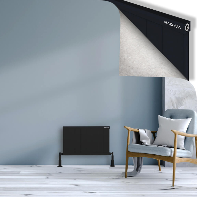 Rio Dekoratif Alüminyum Radyatör 400x804 Siyah