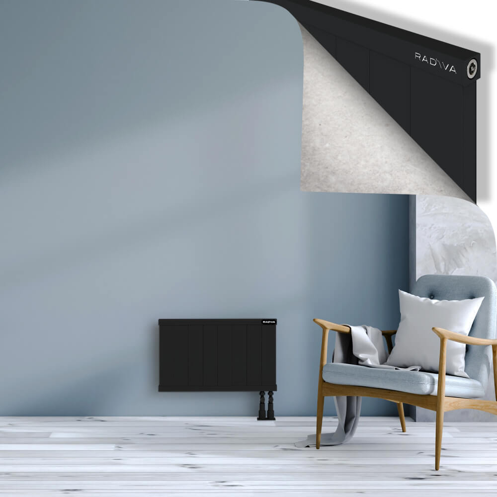 Rio Dekoratif Alüminyum Radyatör 400x804 Siyah - 3