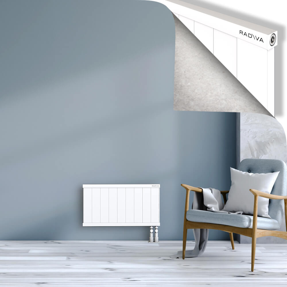 Rio Dekoratif Alüminyum Radyatör 400x904 Beyaz - 3