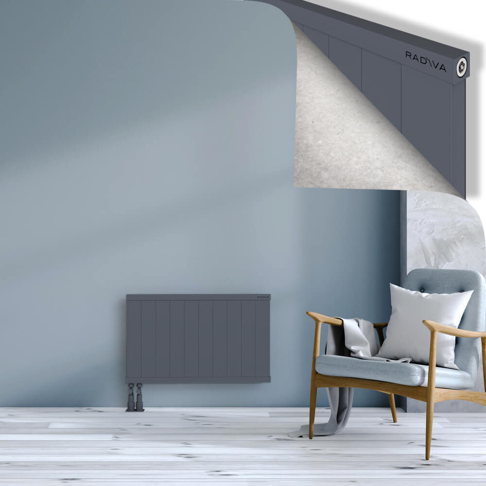 Rio Dekoratif Alüminyum Radyatör 500x1004 Antrasit - 4