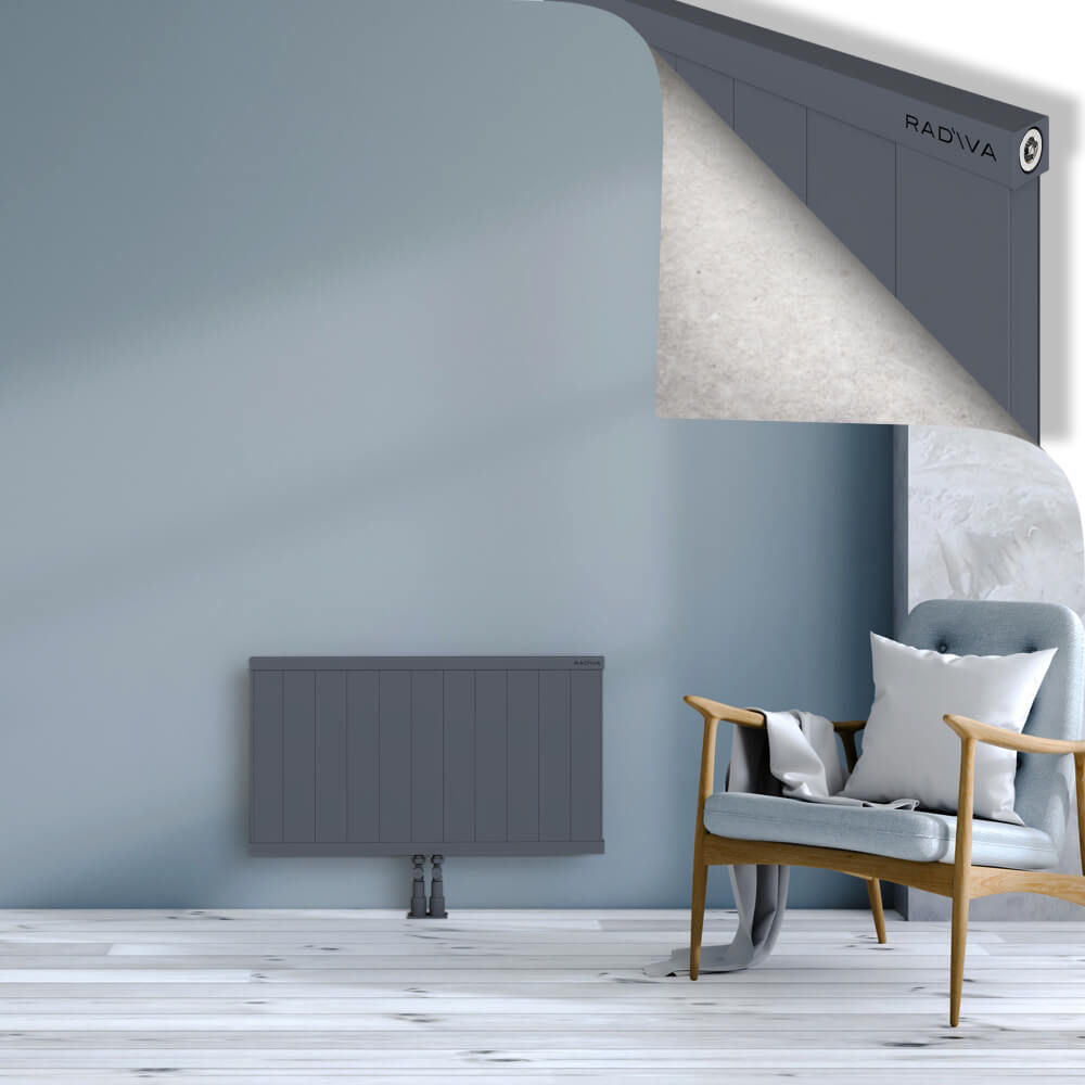 Rio Dekoratif Alüminyum Radyatör 500x1104 Antrasit - 2