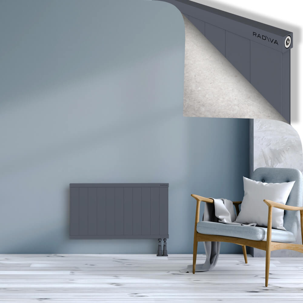 Rio Dekoratif Alüminyum Radyatör 500x1104 Antrasit - 3