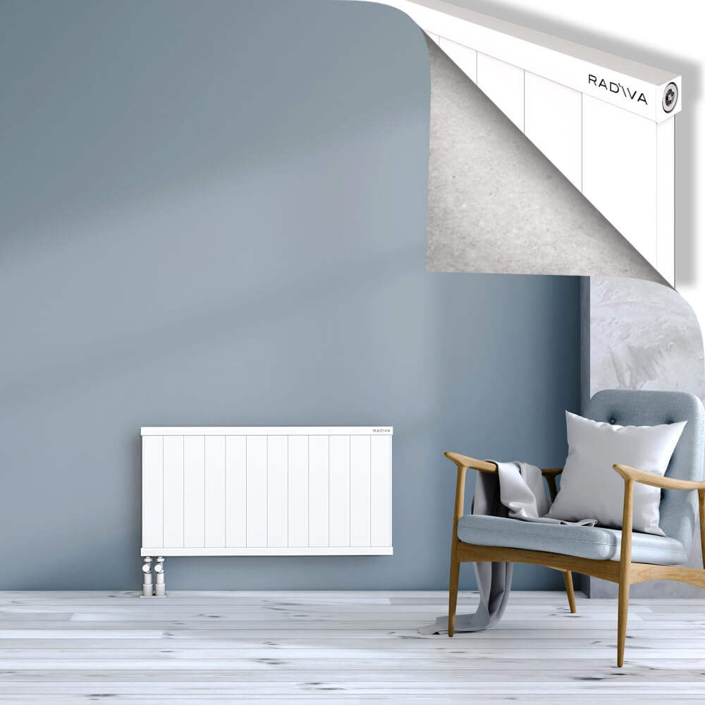 Rio Dekoratif Alüminyum Radyatör 500x1204 Beyaz - 4
