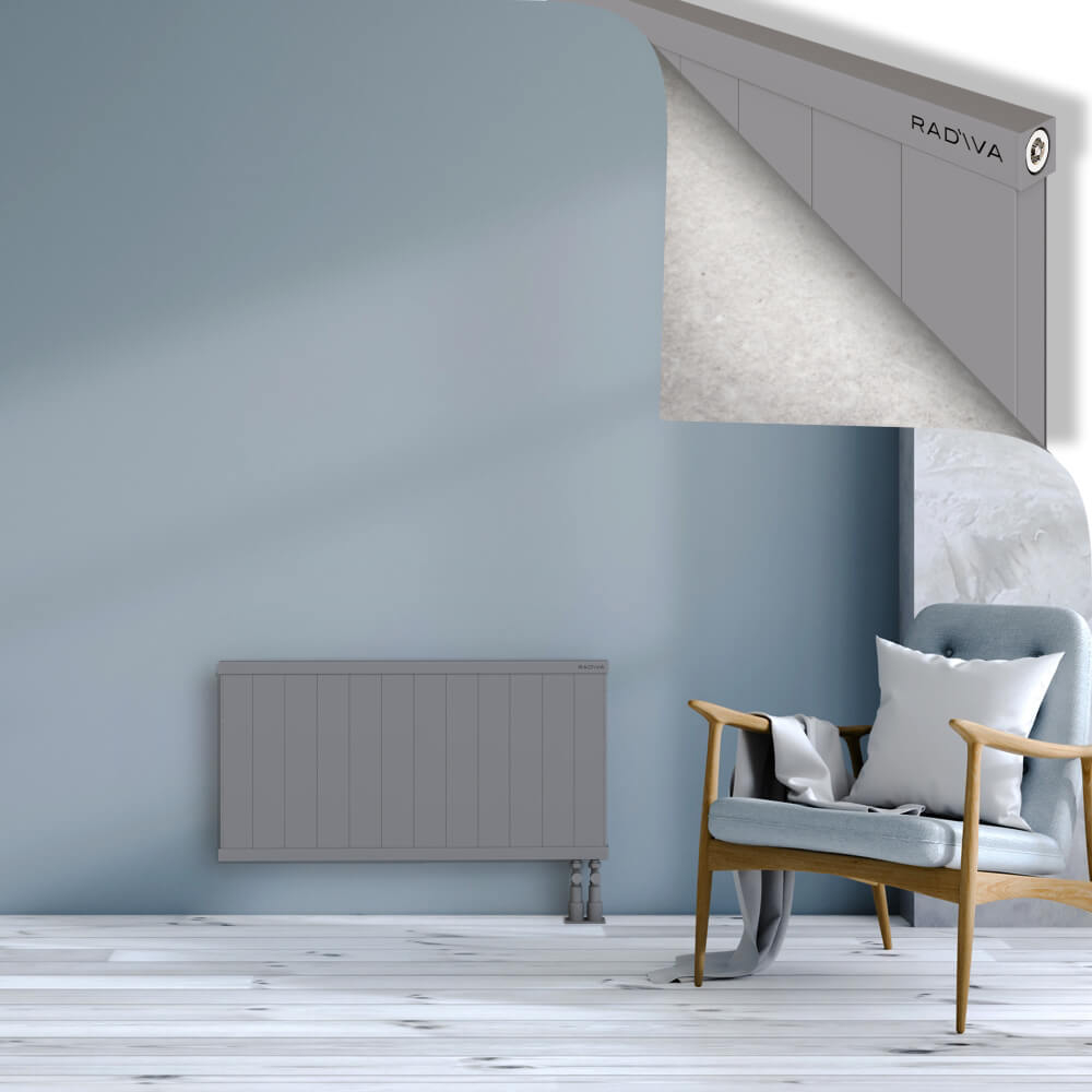 Rio Dekoratif Alüminyum Radyatör 500x1204 Gri - 3