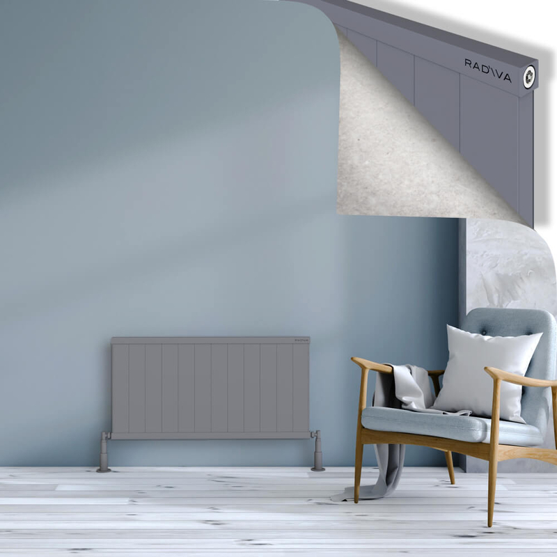 Rio Dekoratif Alüminyum Radyatör 500x1204 Gri