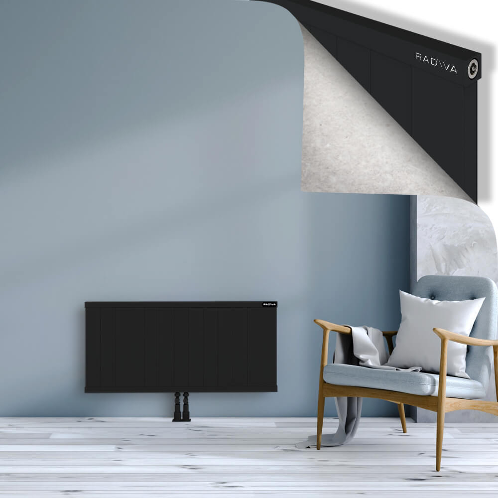 Rio Dekoratif Alüminyum Radyatör 500x1304 Siyah - 2