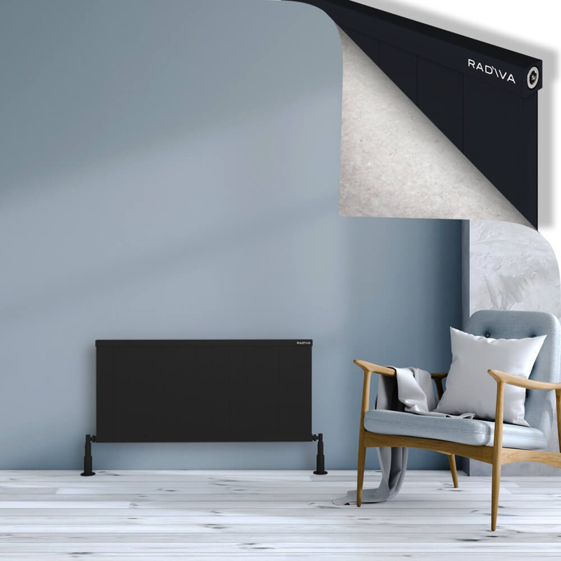 Rio Dekoratif Alüminyum Radyatör 500x1304 Siyah