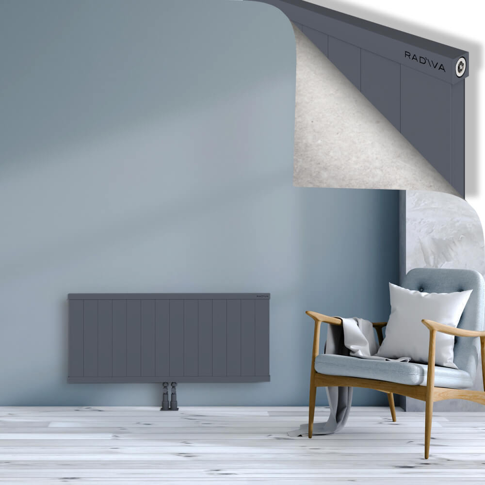 Rio Dekoratif Alüminyum Radyatör 500x1404 Antrasit - 2