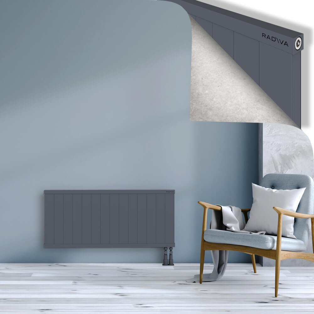 Rio Dekoratif Alüminyum Radyatör 500x1404 Antrasit - 3