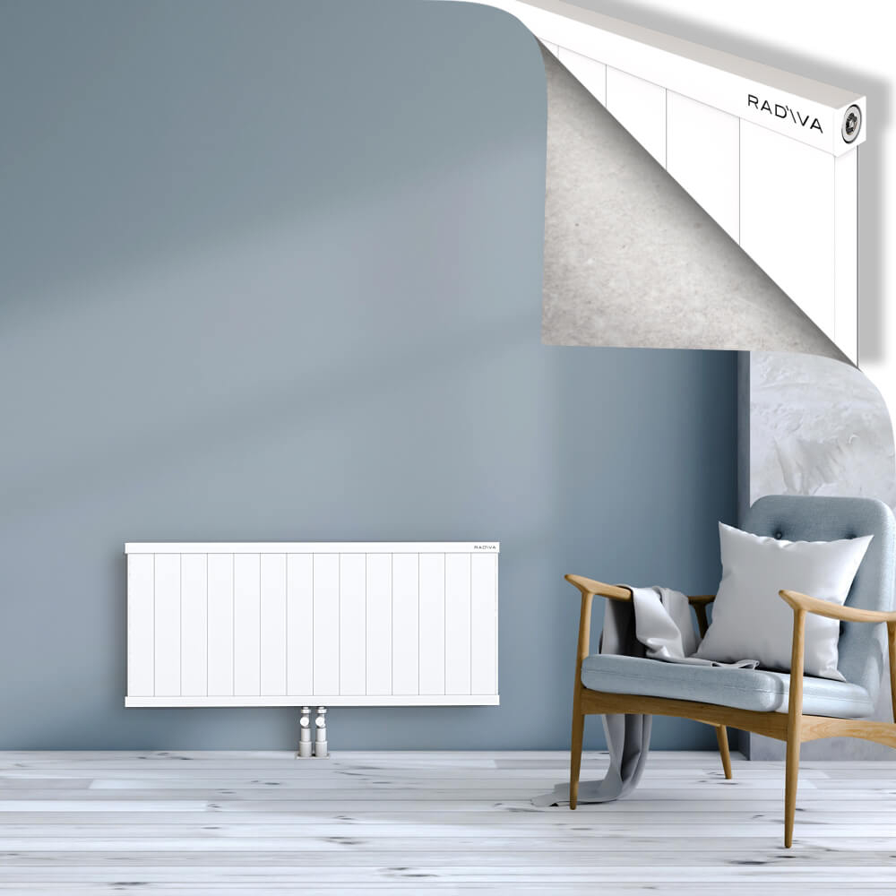 Rio Dekoratif Alüminyum Radyatör 500x1404 Beyaz - 2