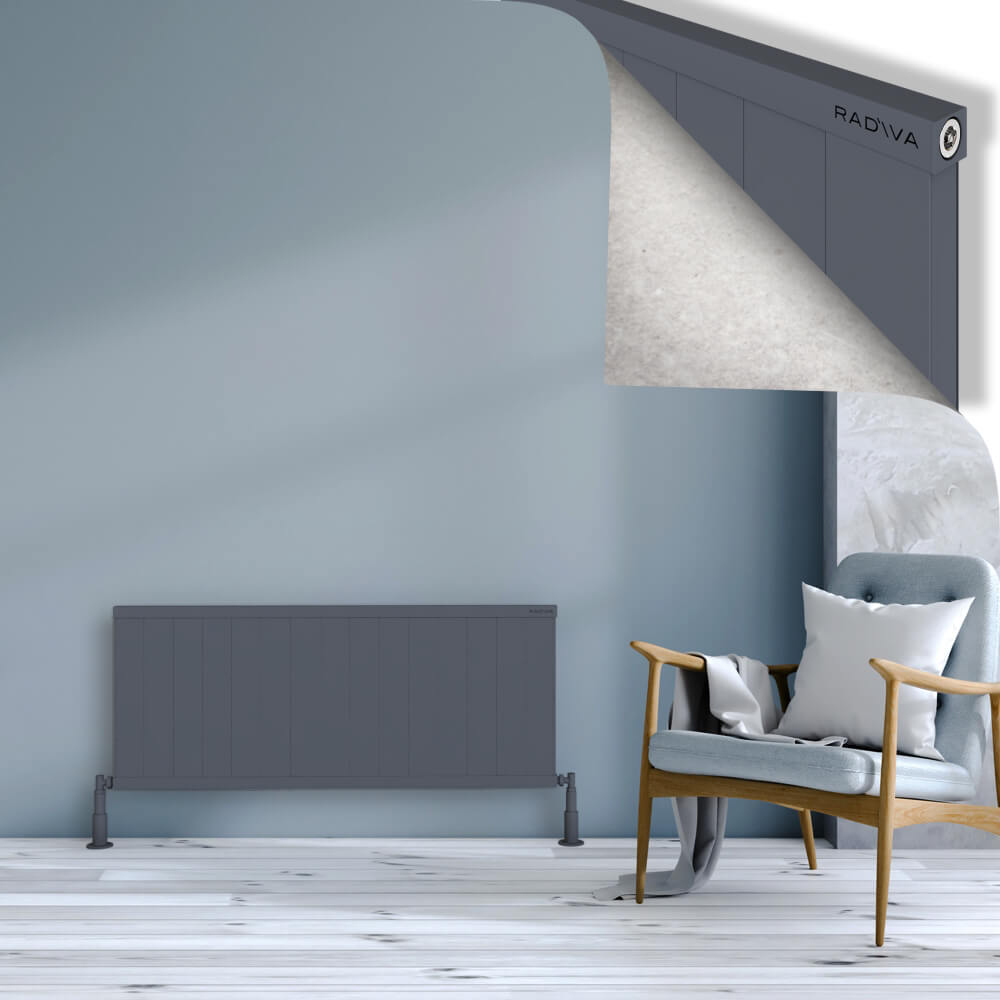 Rio Dekoratif Alüminyum Radyatör 500x1504 Antrasit - 1