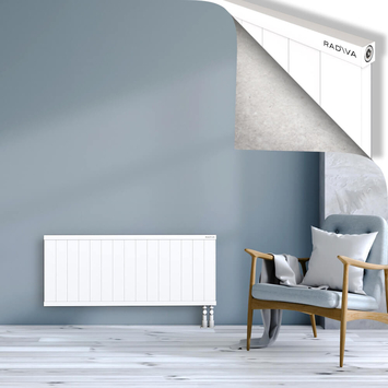 Rio Dekoratif Alüminyum Radyatör 500x1504 Beyaz Alt Sağ 50mm