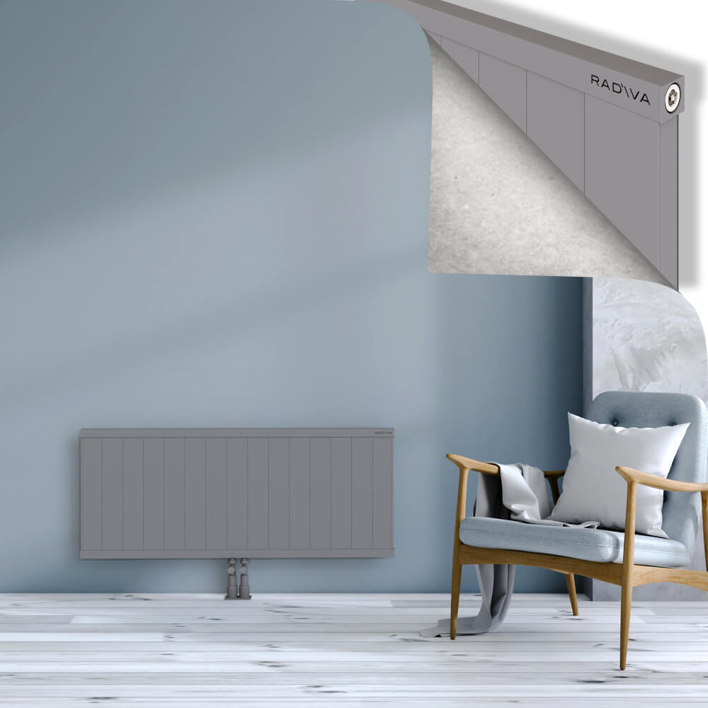 Rio Dekoratif Alüminyum Radyatör 500x1504 Gri - 2