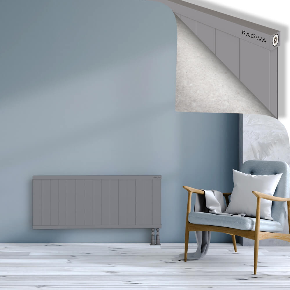 Rio Dekoratif Alüminyum Radyatör 500x1504 Gri - 3
