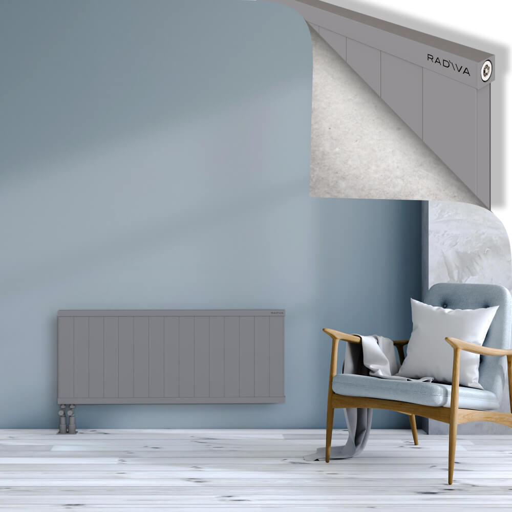 Rio Dekoratif Alüminyum Radyatör 500x1504 Gri - 4