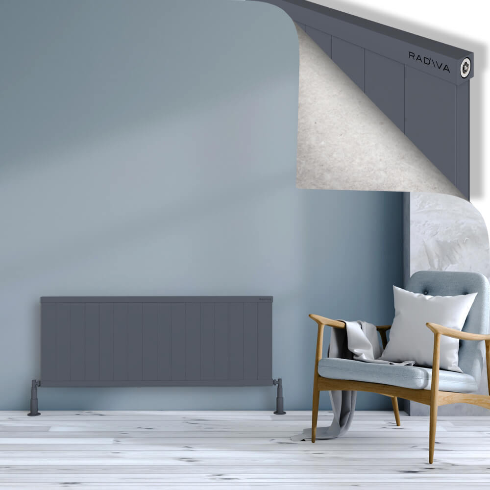 Rio Dekoratif Alüminyum Radyatör 500x1604 Antrasit - 1