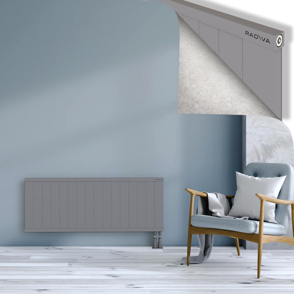 Rio Dekoratif Alüminyum Radyatör 500x1604 Gri - 3