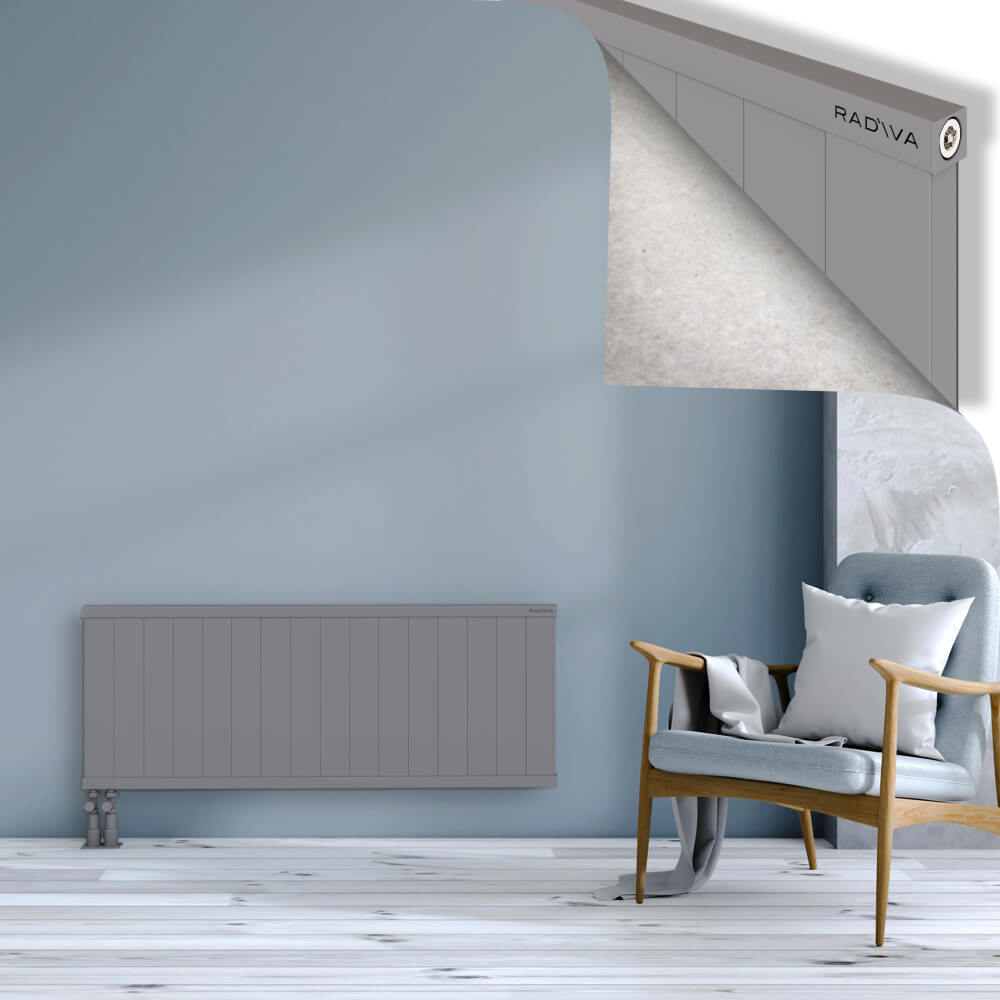 Rio Dekoratif Alüminyum Radyatör 500x1604 Gri - 4