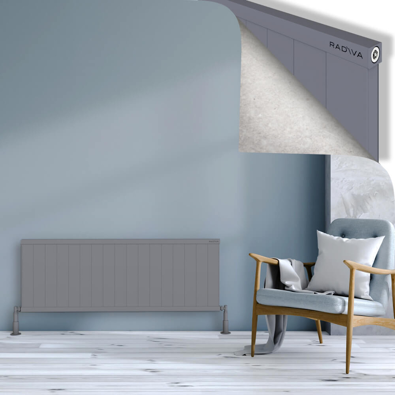 Rio Dekoratif Alüminyum Radyatör 500x1704 Gri