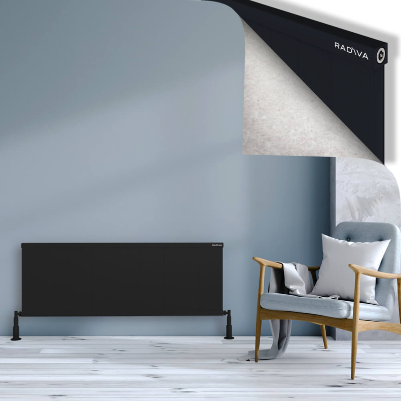 Rio Dekoratif Alüminyum Radyatör 500x1704 Siyah