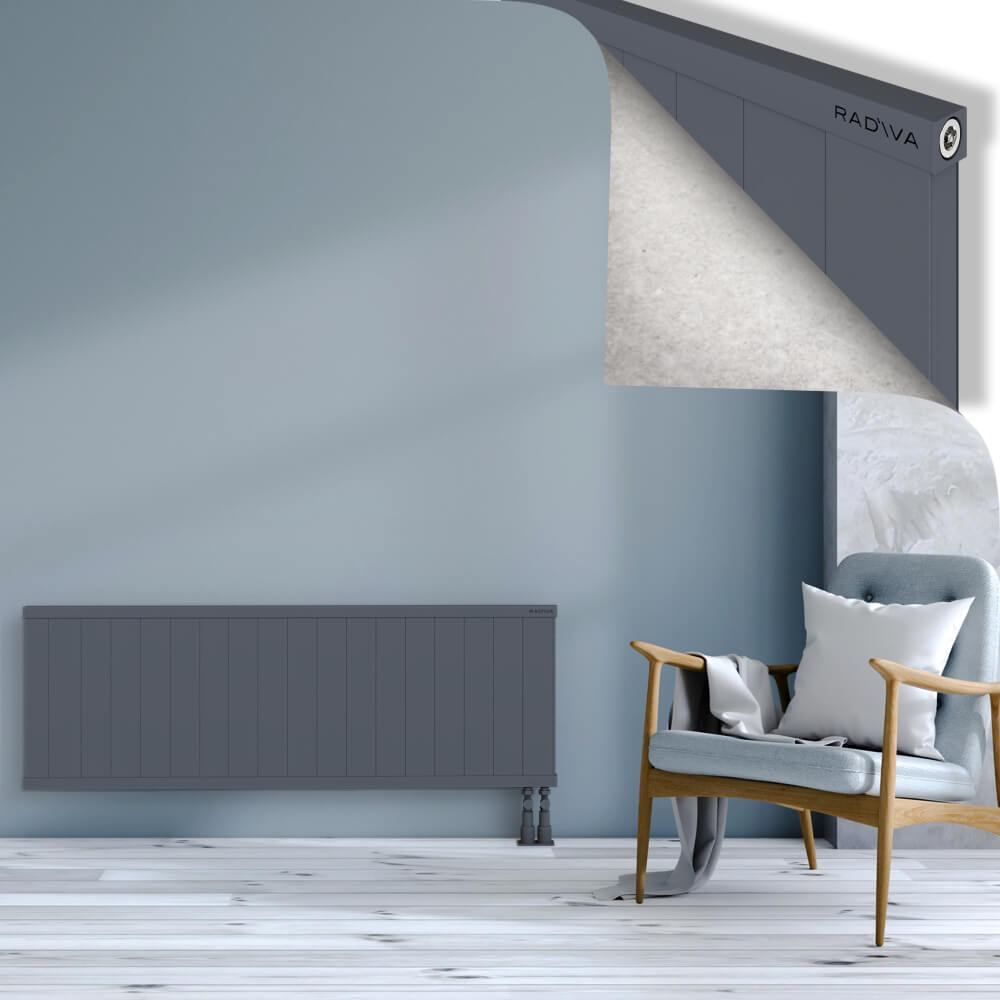 Rio Dekoratif Alüminyum Radyatör 500x1804 Antrasit - 3