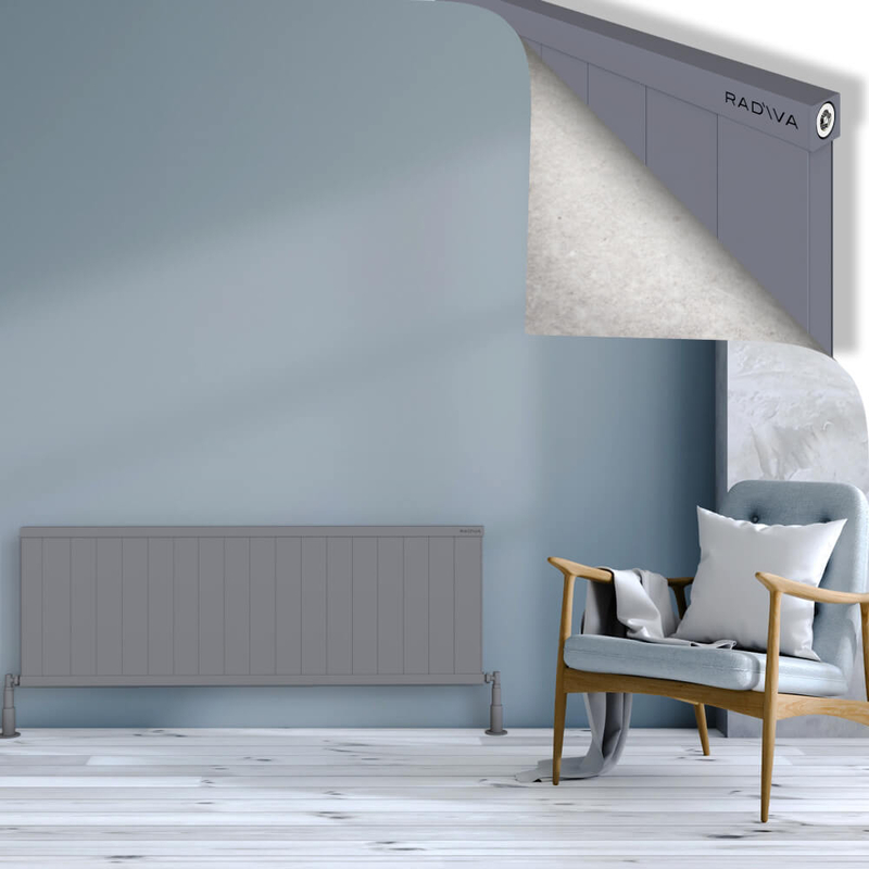 Rio Dekoratif Alüminyum Radyatör 500x1804 Gri