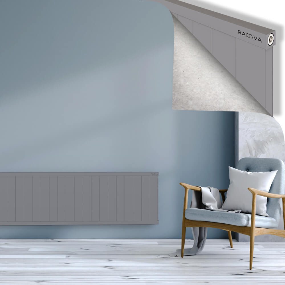 Rio Dekoratif Alüminyum Radyatör 500x2104 Gri - 4