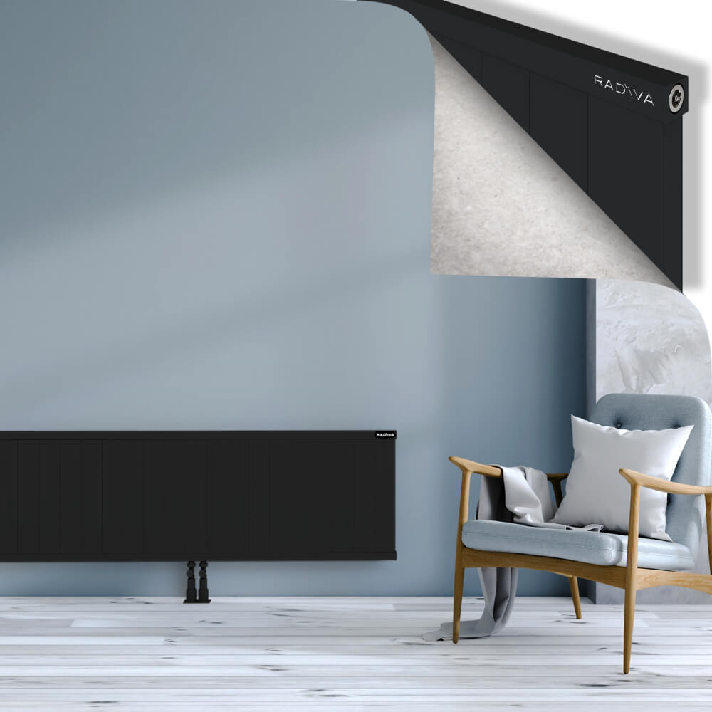 Rio Dekoratif Alüminyum Radyatör 500x2304 Siyah - 2
