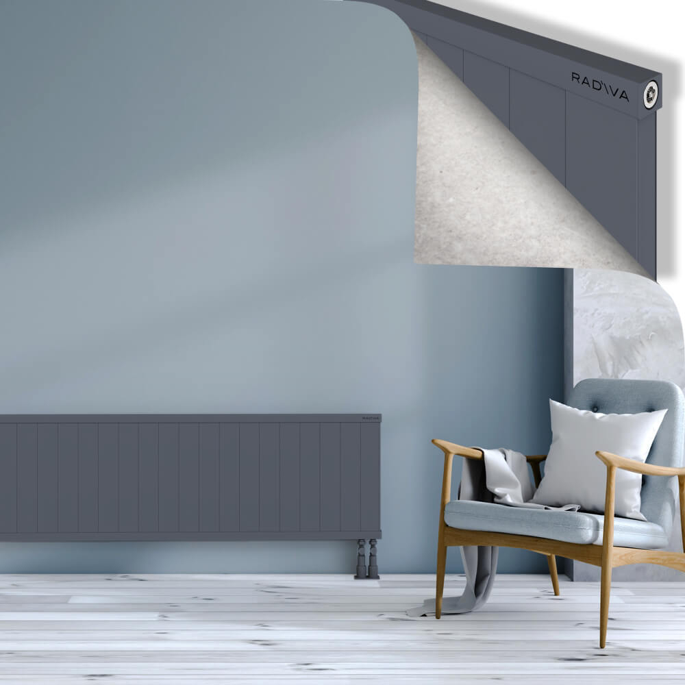 Rio Dekoratif Alüminyum Radyatör 500x2704 Antrasit - 3