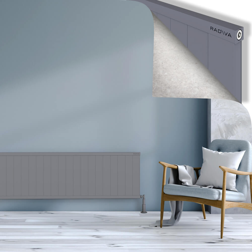 Rio Dekoratif Alüminyum Radyatör 500x2804 Gri - 1