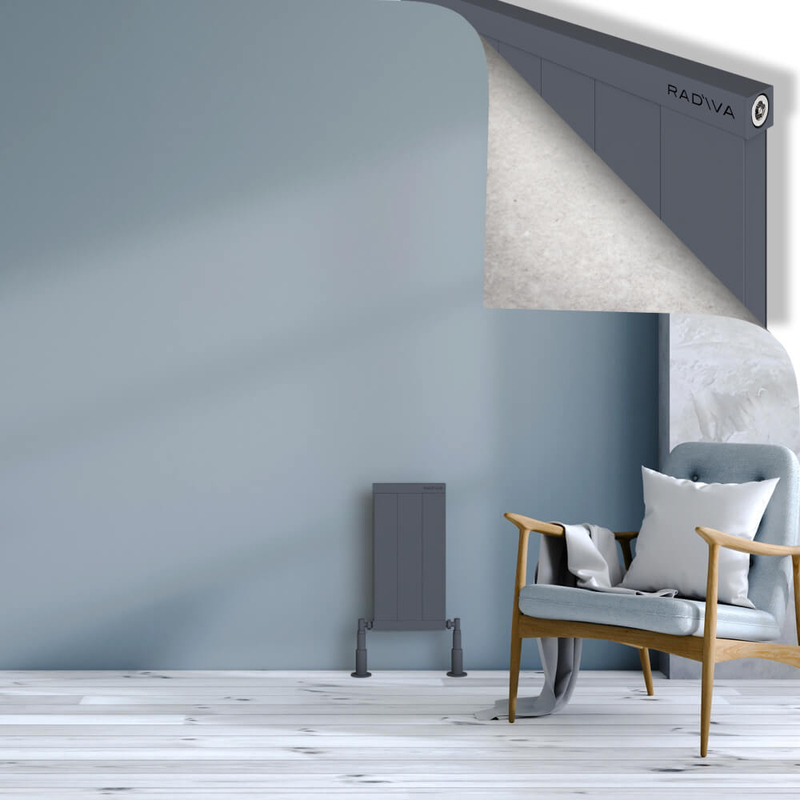 Rio Dekoratif Alüminyum Radyatör 500x304 Antrasit