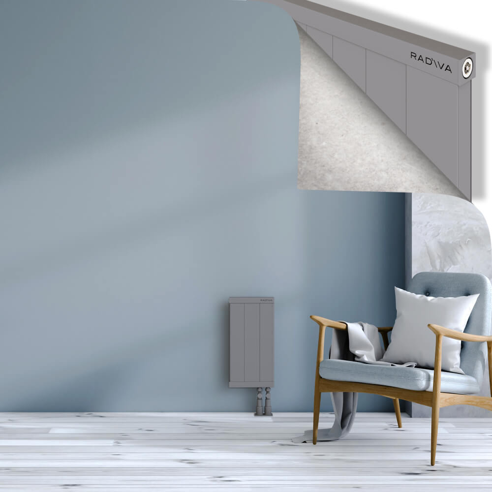Rio Dekoratif Alüminyum Radyatör 500x304 Gri - 3
