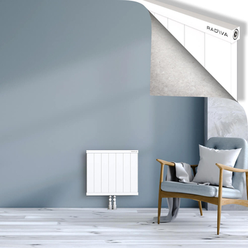 Rio Dekoratif Alüminyum Radyatör 500x704 Beyaz Alt Orta 50mm