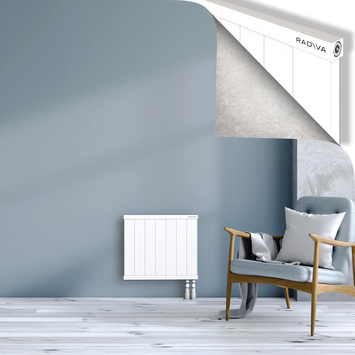 Rio Dekoratif Alüminyum Radyatör 500x704 Beyaz Alt Sağ 50mm