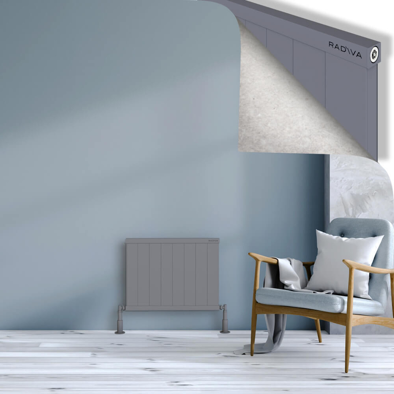 Rio Dekoratif Alüminyum Radyatör 500x804 Gri