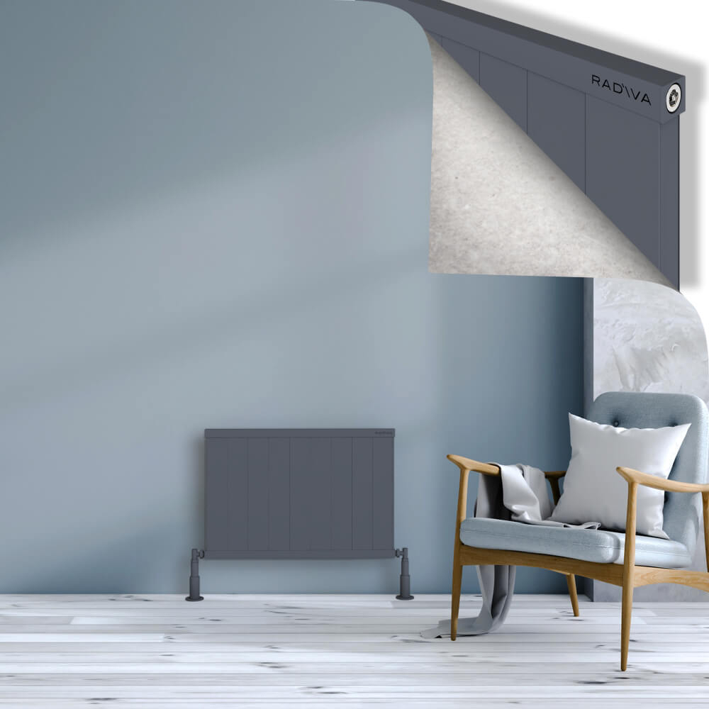 Rio Dekoratif Alüminyum Radyatör 500x904 Antrasit - 1