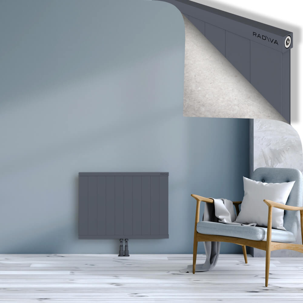 Rio Dekoratif Alüminyum Radyatör 600x1004 Antrasit - 2
