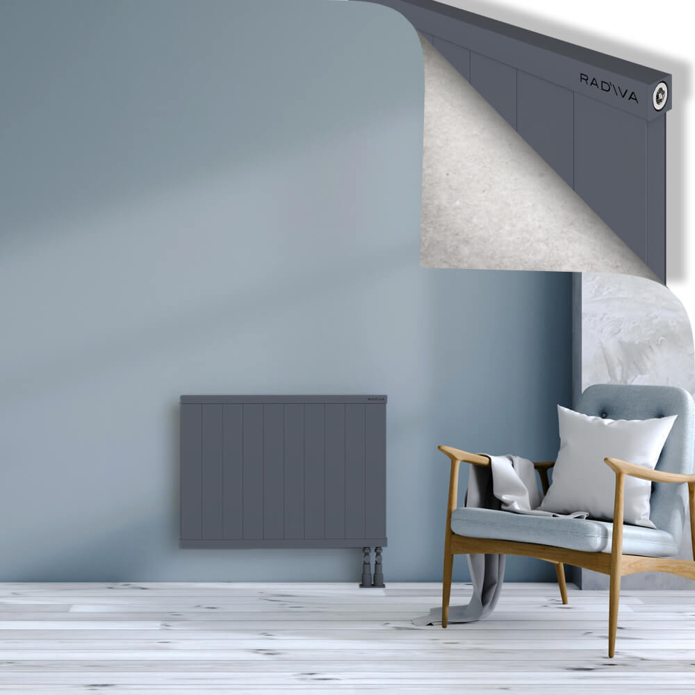 Rio Dekoratif Alüminyum Radyatör 600x1004 Antrasit - 3