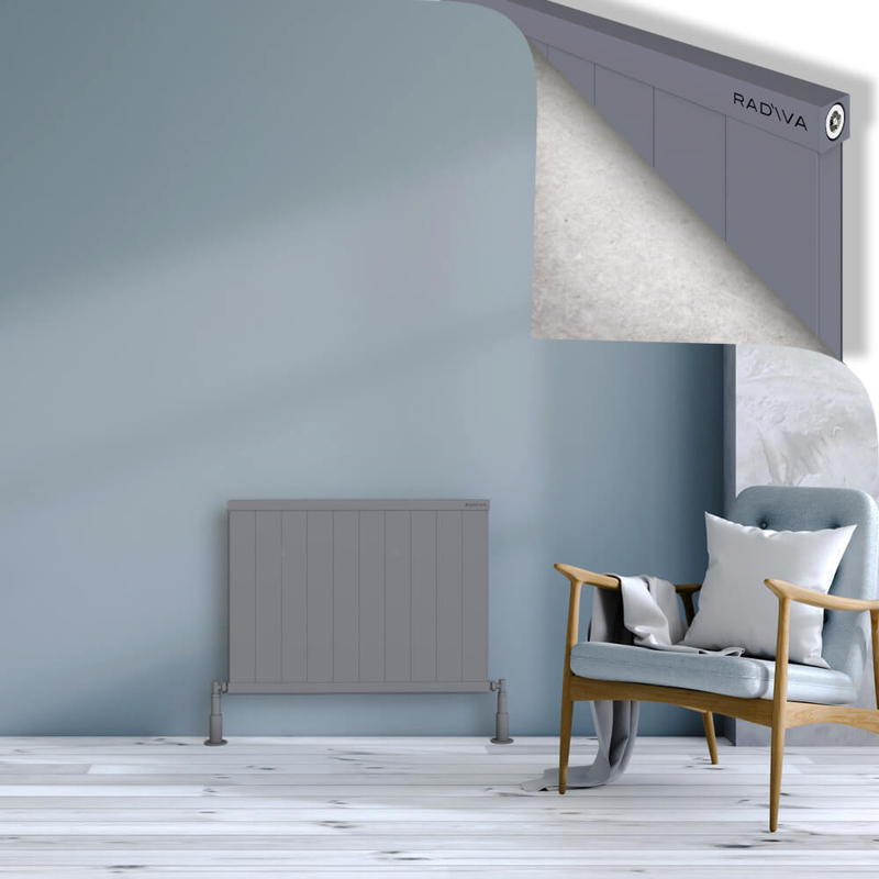 Rio Dekoratif Alüminyum Radyatör 600x1004 Gri 