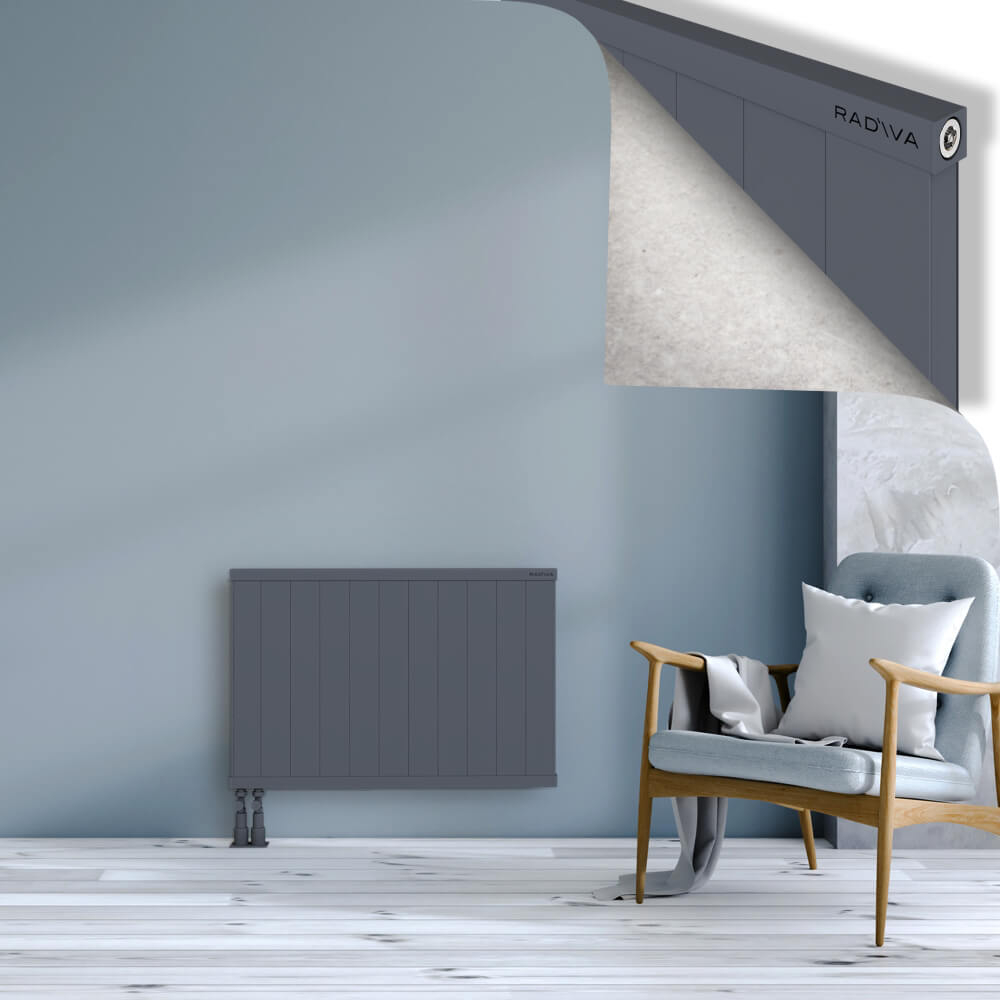 Rio Dekoratif Alüminyum Radyatör 600x1104 Antrasit - 4