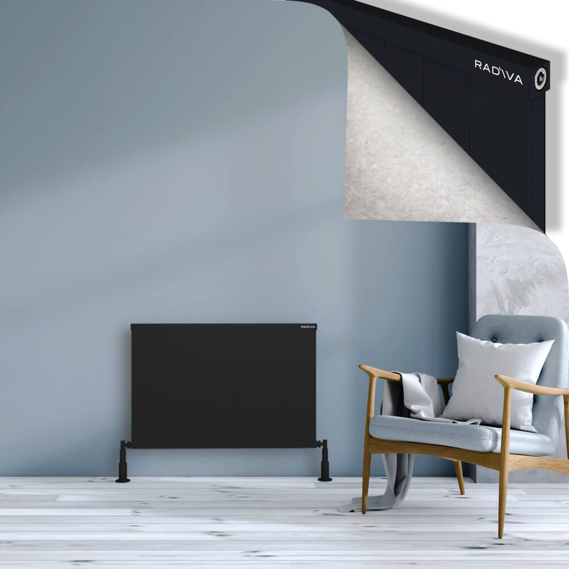 Rio Dekoratif Alüminyum Radyatör 600x1104 Siyah