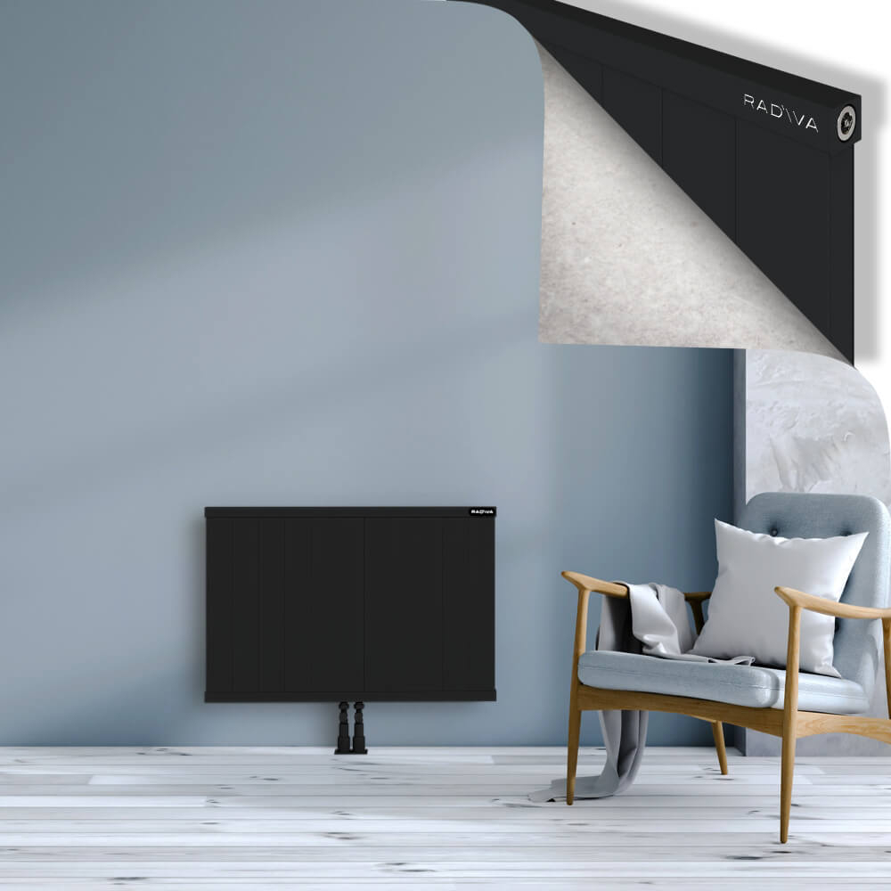 Rio Dekoratif Alüminyum Radyatör 600x1104 Siyah - 2