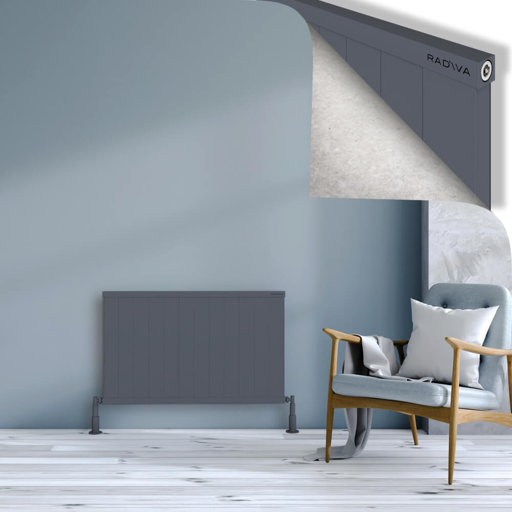 Rio Dekoratif Alüminyum Radyatör 600x1204 Antrasit - 1