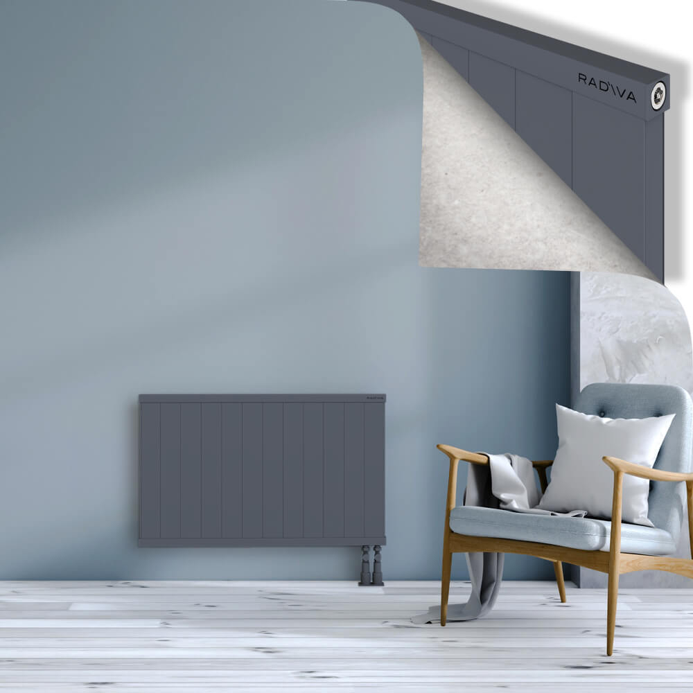 Rio Dekoratif Alüminyum Radyatör 600x1204 Antrasit - 3