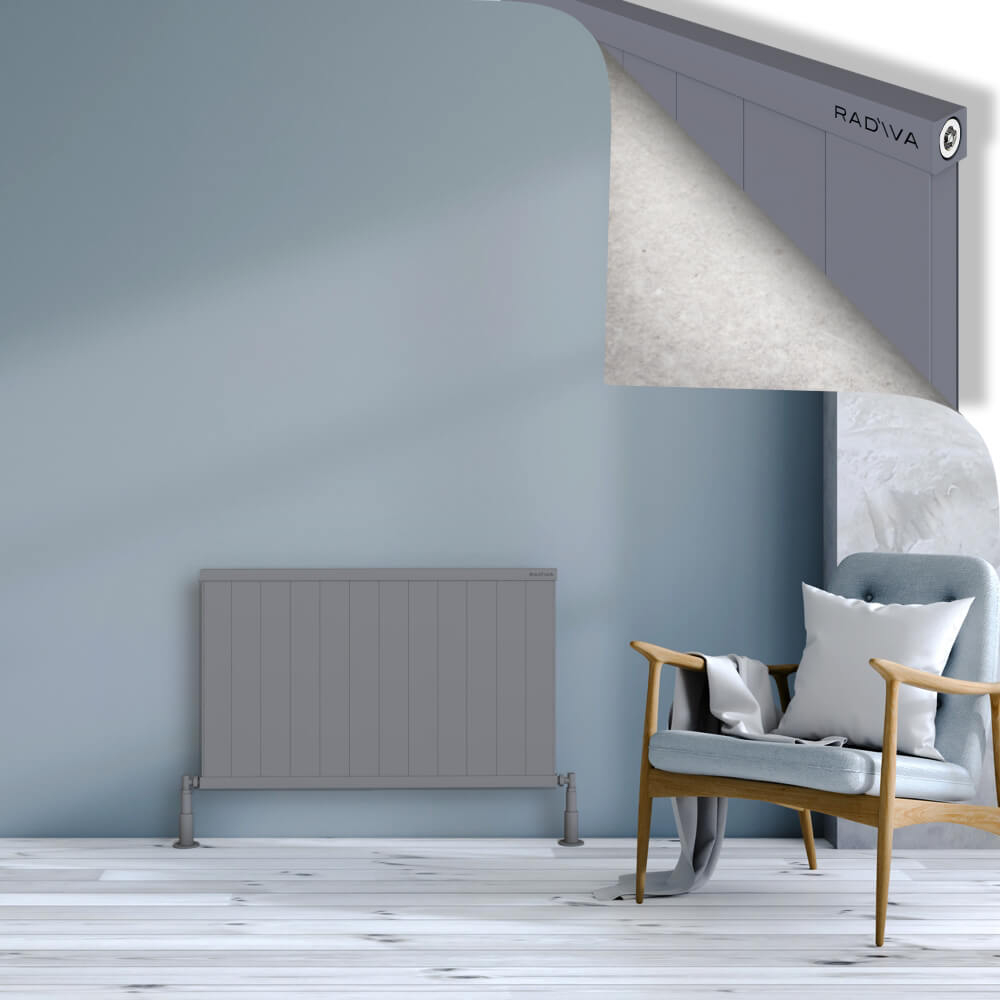 Rio Dekoratif Alüminyum Radyatör 600x1204 Gri - 1