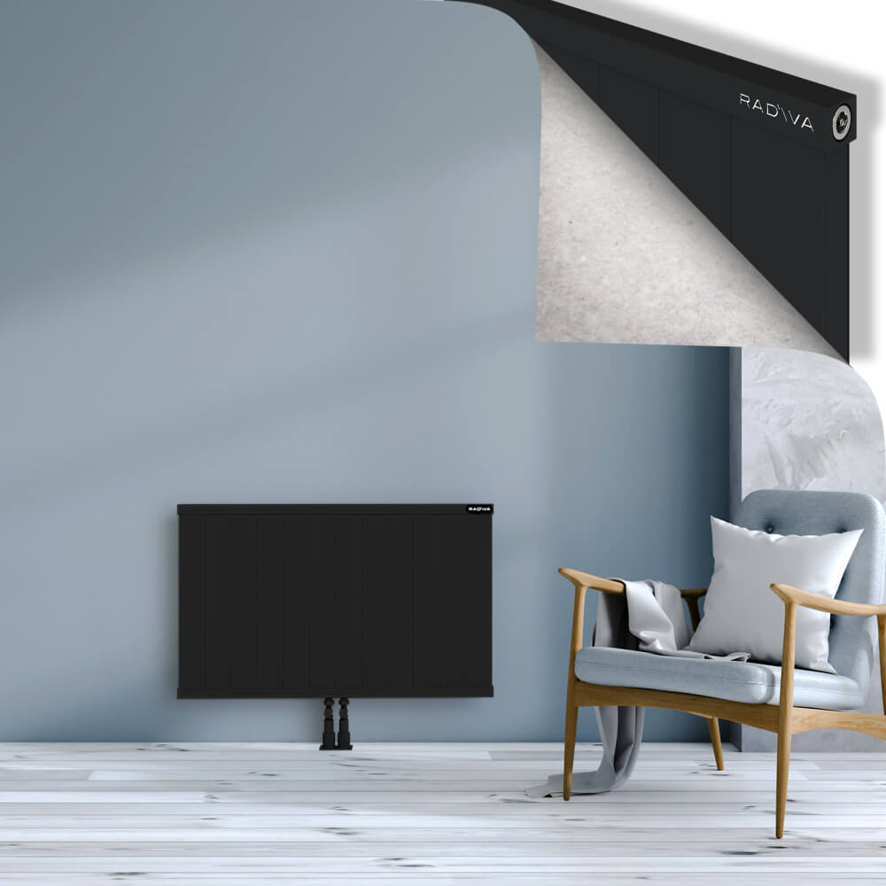 Rio Dekoratif Alüminyum Radyatör 600x1204 Siyah - 2
