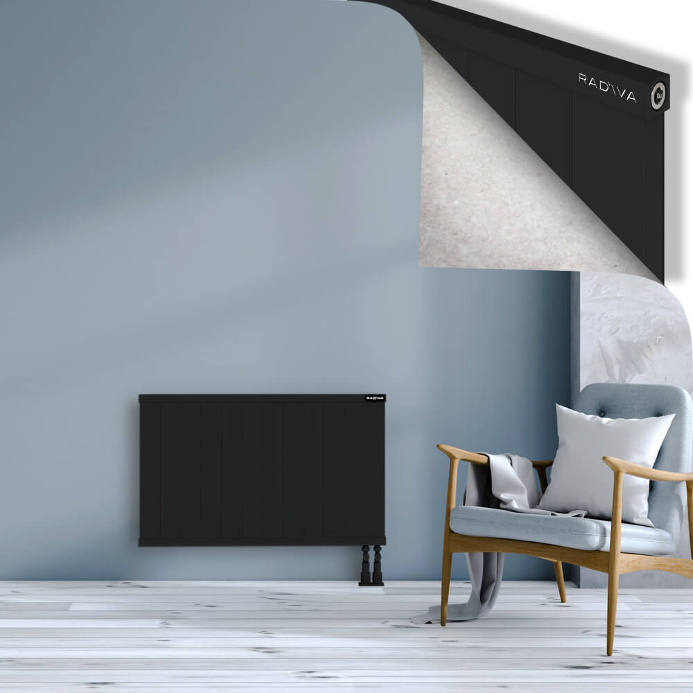 Rio Dekoratif Alüminyum Radyatör 600x1204 Siyah - 3