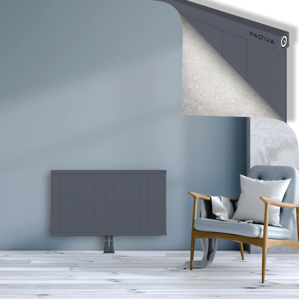 Rio Dekoratif Alüminyum Radyatör 600x1304 Antrasit - 2